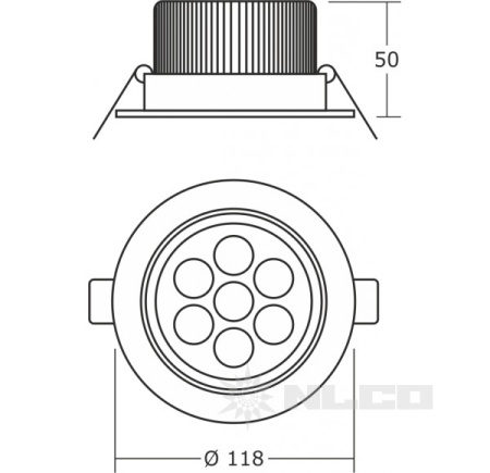 Светильник NLCO DRG8-40